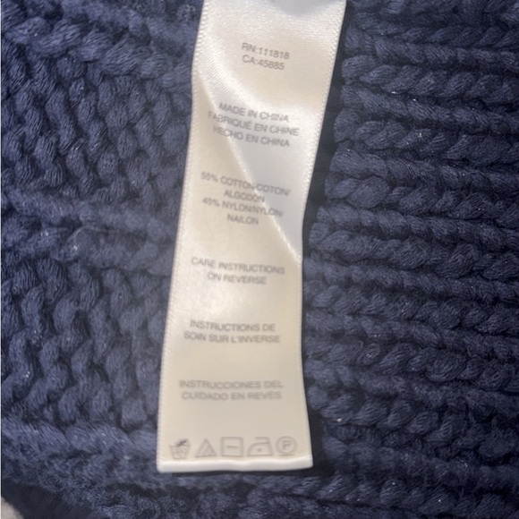 Michael Kors Men's Dark Blue Zip-Up Sweater - Picture 6 of 7